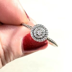 Authentic Pandora Radiant Elegance Ring (58)